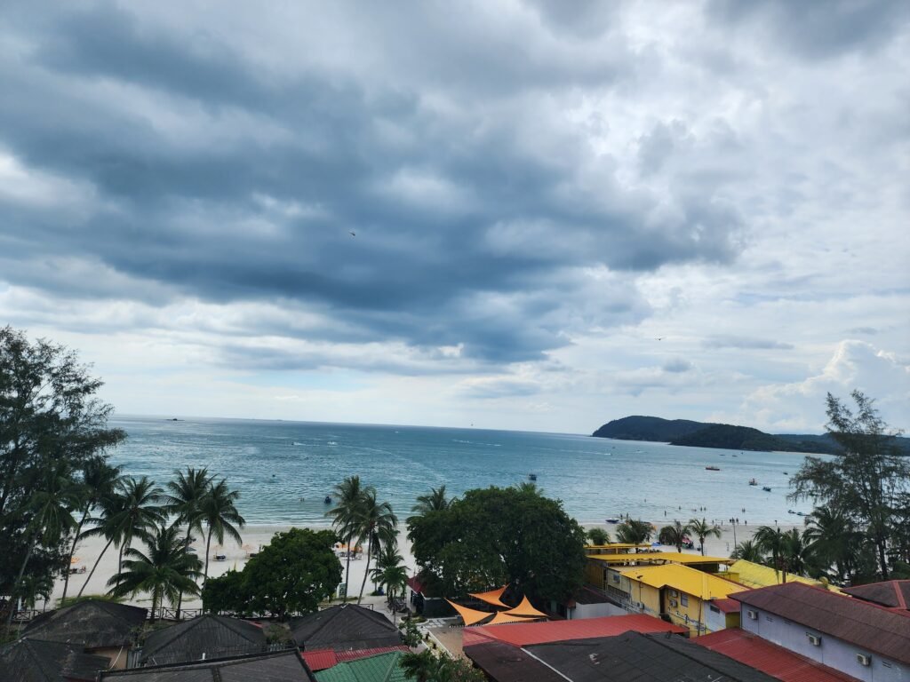 picture taken from lankapuri resort langkawi photo of pantai chenang beach