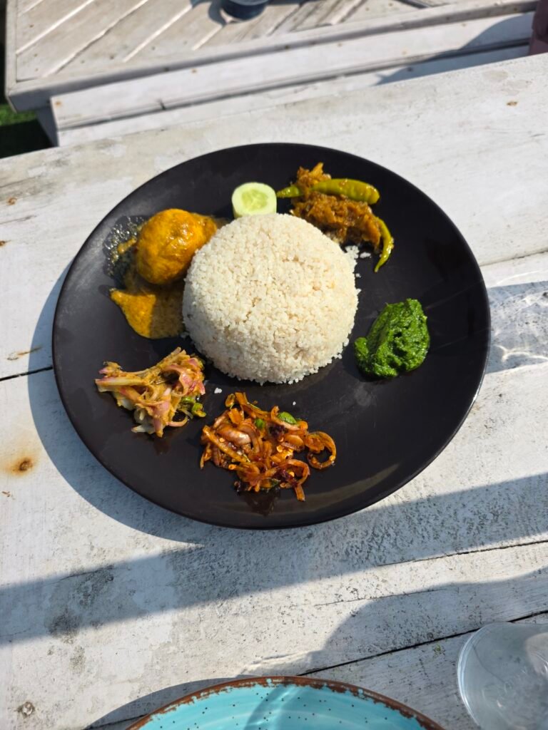 Padma River Houseboat Experience breakfast menu