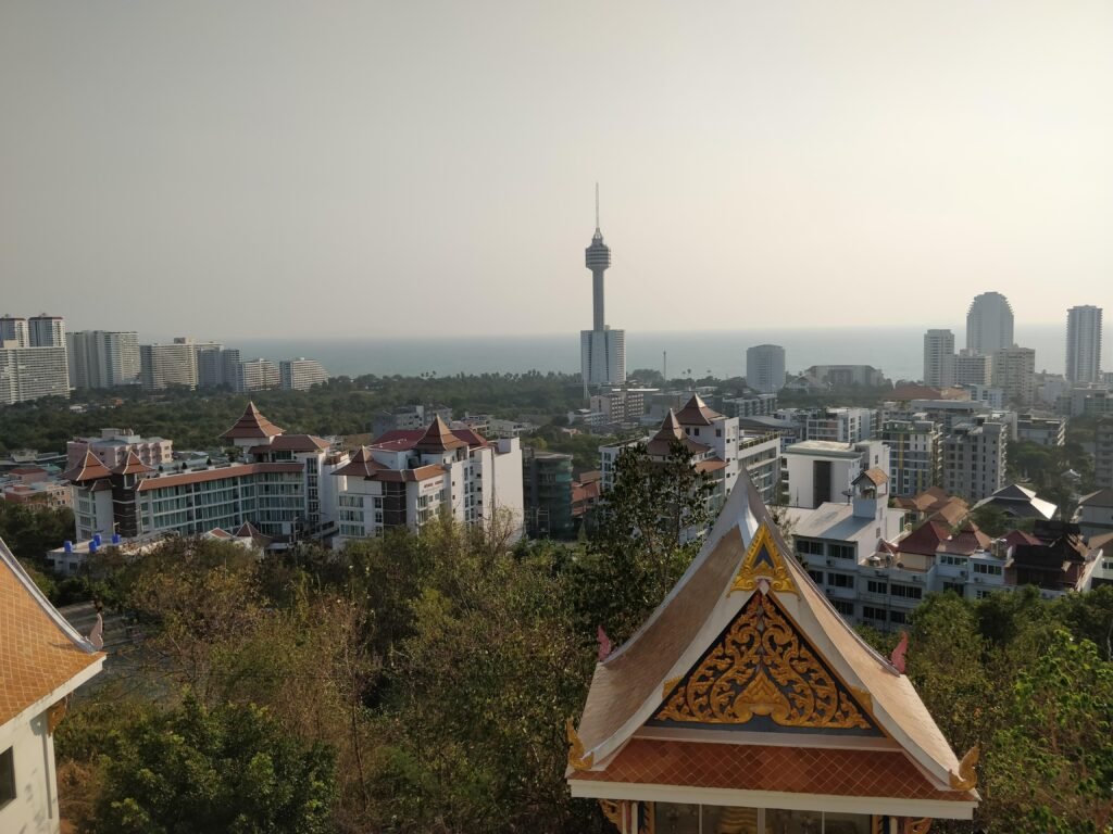 Thailand Blog: Pattaya Day 1 view from pattaya budda temple