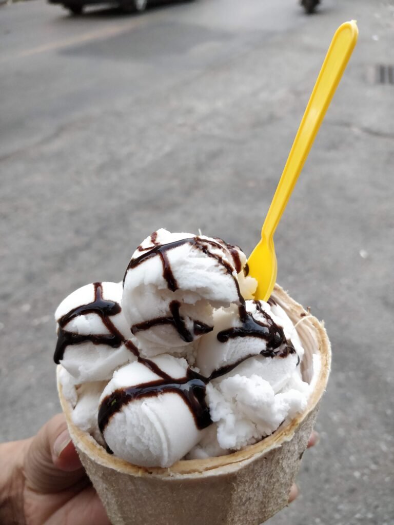 Thailand Blog: Pattaya Day 1 coconut ice cream